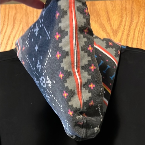 Neff Black Hoodie with Colorful Stripes - Picture 9 of 12